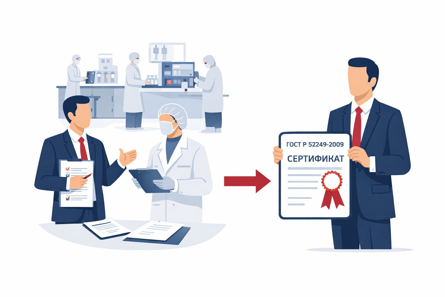 Процедура сертификации ГОСТ Р 52249-2009 в Смоленске